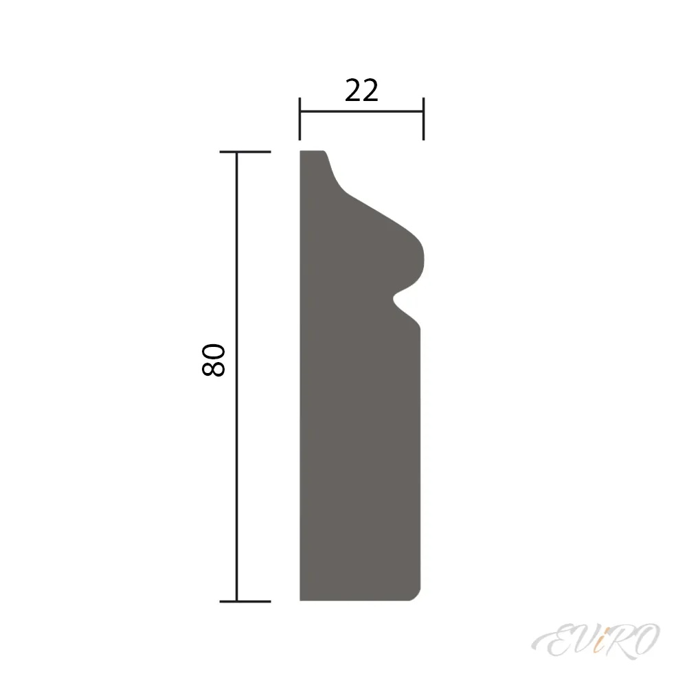 Плинтус EViRO Модель 1.53.107