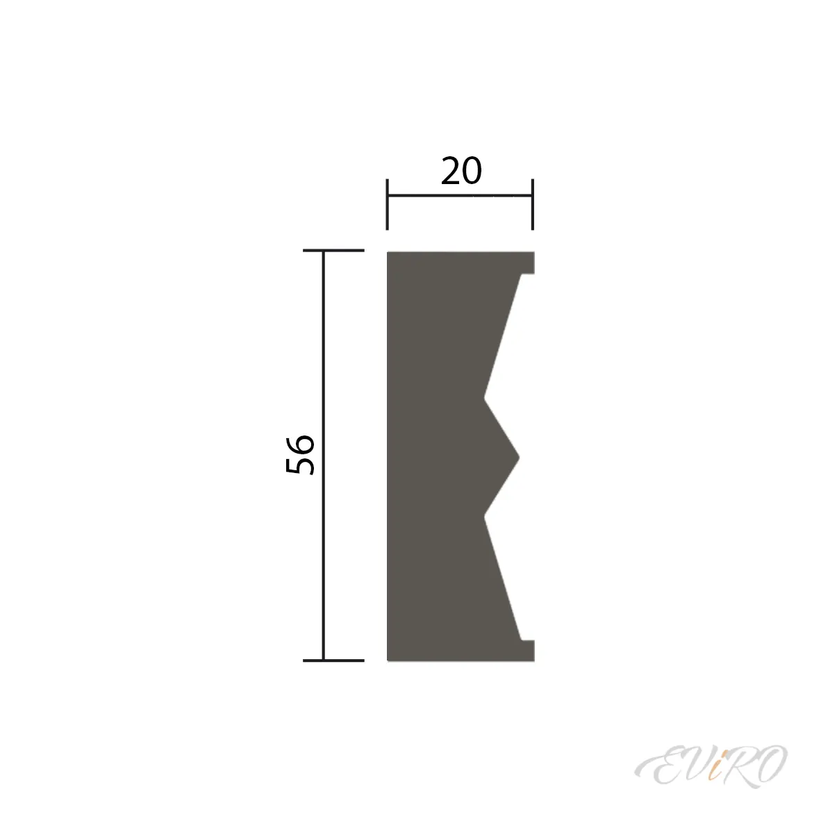 Молдинг EViRO Модель 1.51.817