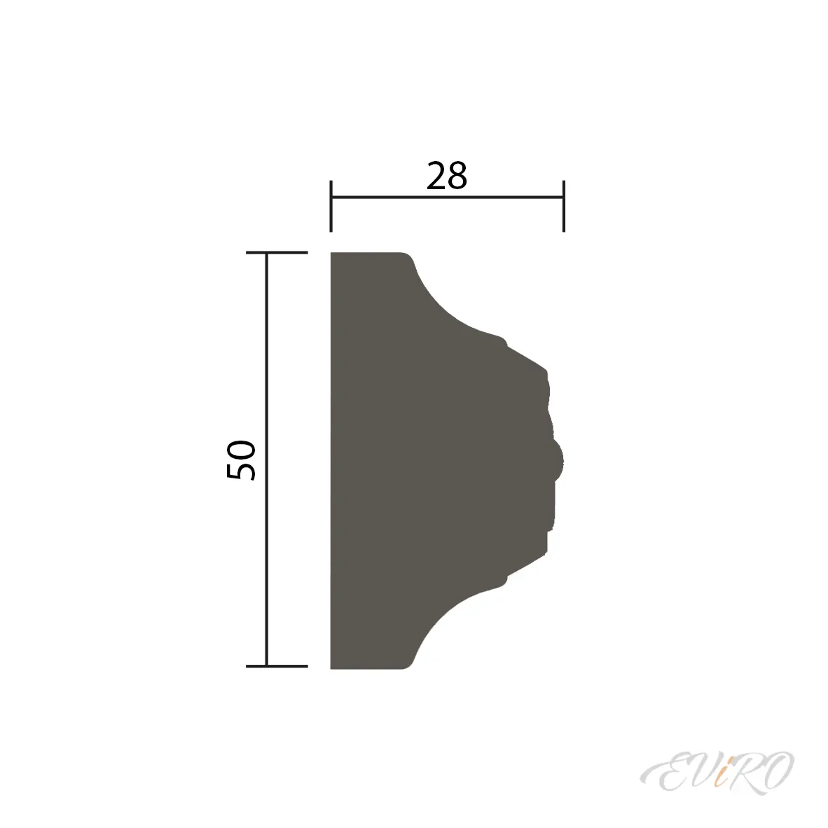Молдинг EViRO Модель 1.51.326