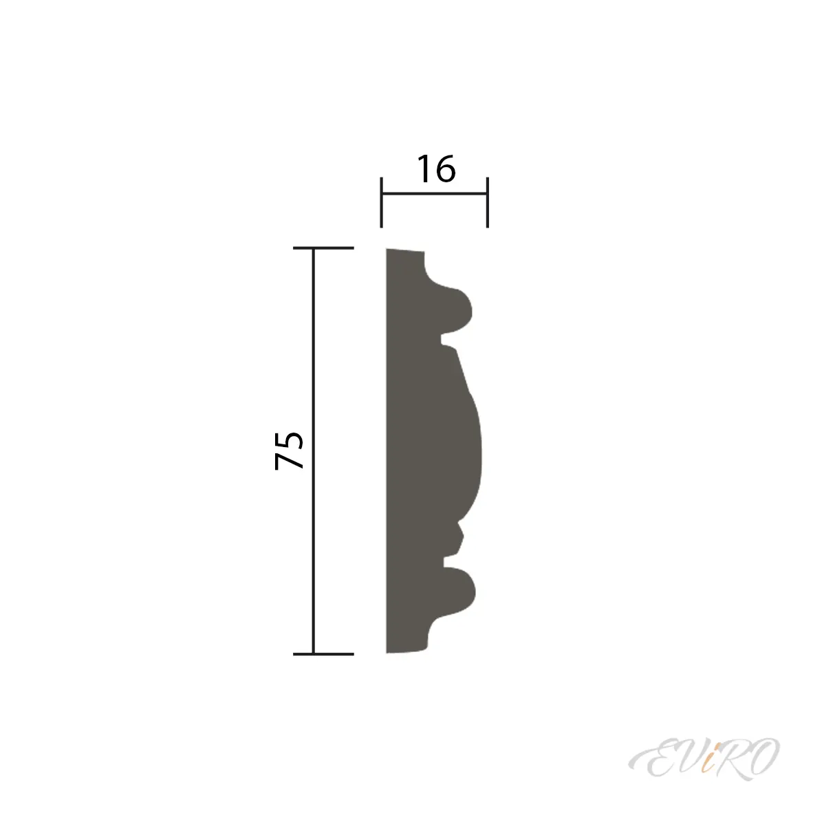 Молдинг EViRO Модель 1.51.335