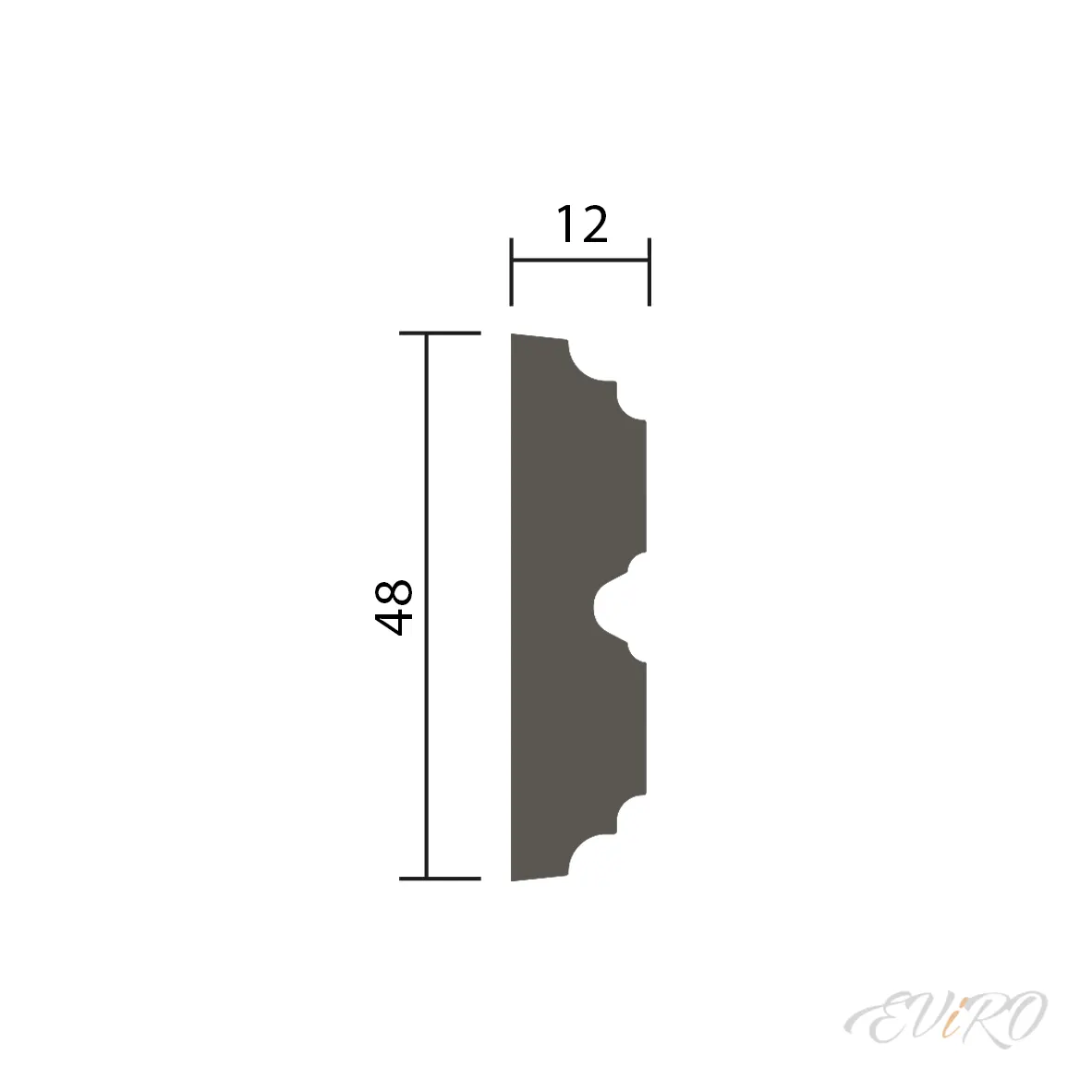 Молдинг EViRO Модель 1.51.357