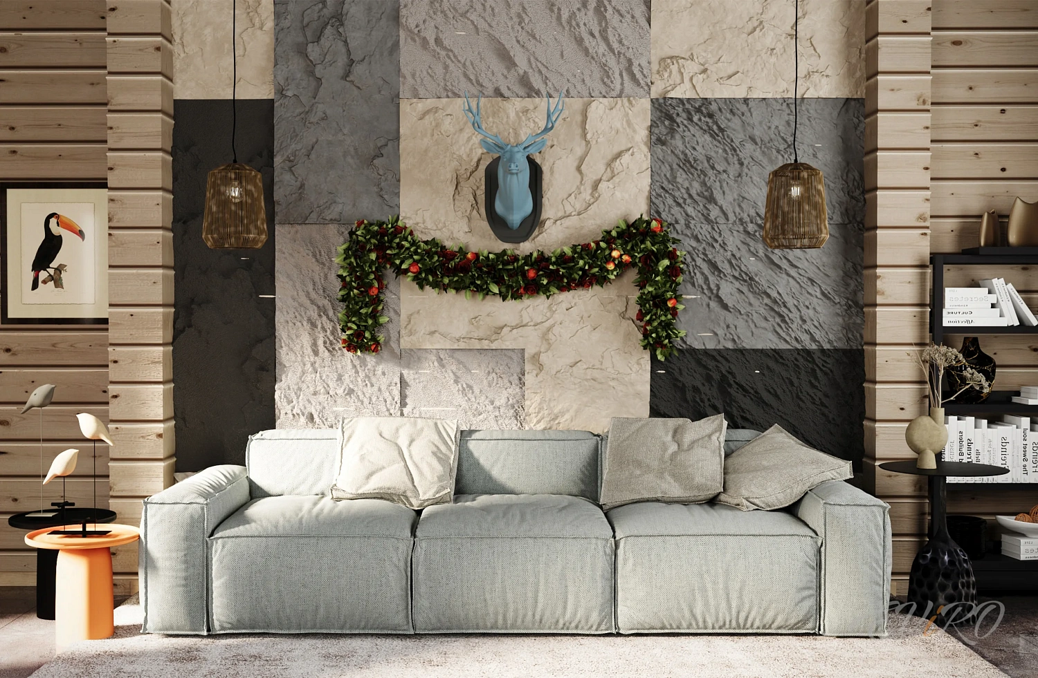 Гипсовая 3D панель EViRO Stone Slab