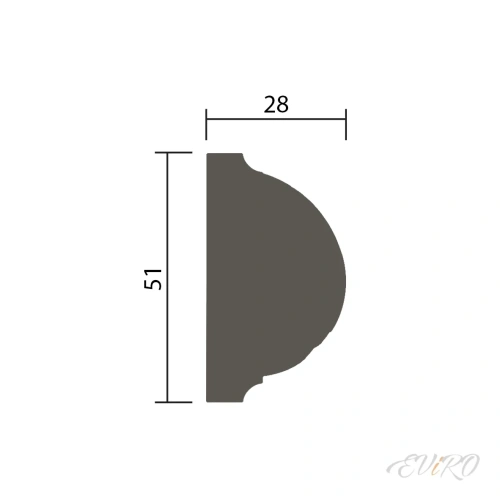 Молдинг EViRO Модель 1.51.361