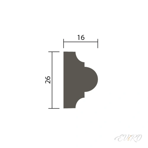 Молдинг EViRO Модель 1.51.353